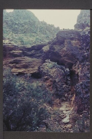 Natural bridge in Bridge Canyon