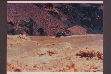 The "Cactus" heading into Vulcan Rapid.  Preliminary Bright Angel gauge:  June 19:  107,000.  June 20:  100,000