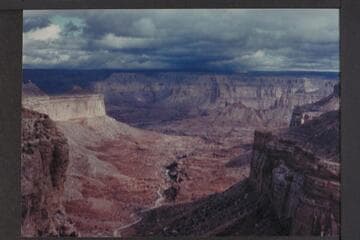 North from rim of Driftwood Canyon; Supai