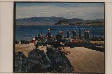 Georgie White's equipment being deflated at Temple Bar