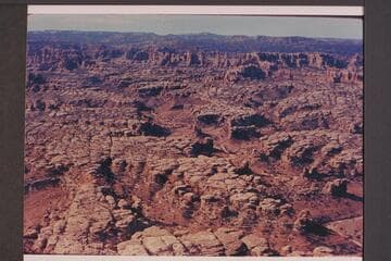 The Needles, Chesler Park.  Southeast of the Junction.  From near the southern end of Cyclone Canyon