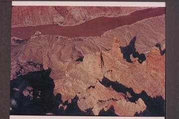 Upstream from Gypsum Canyon.  Mile 197.  Cataract Canyon.  Preliminary gauge:  29,700 cfs