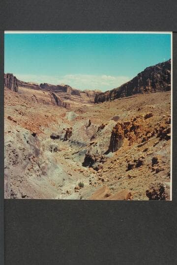 Head of Millers Canyon near mine