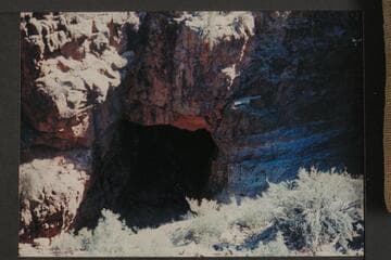 Cave in pit by Keyhole Arch