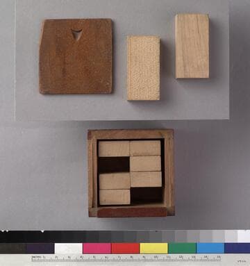 Bradley’s Kindergarten Material, No. 4, Fourth Gift