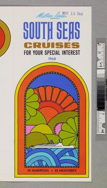 South Seas cruises for your special interest 1968