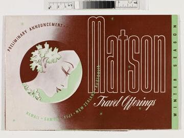 Matson travel offerings : winter season