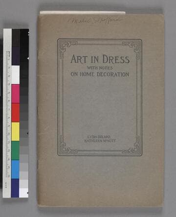 Art in Dress with Notes on Home Decoration