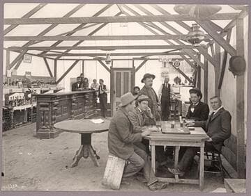 Interior of “Yellow Aster” saloon, Randsburg, California