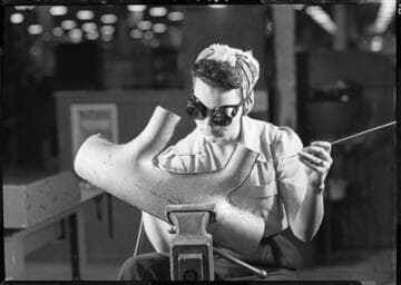 Plant operations, Solar Aircraft. 1943