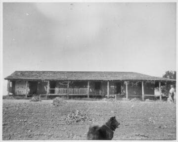 Sylvester Marron adobe house, Marron Canyon, Oceanside to Vista