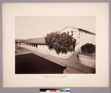 Mission, San Luis Obispo. / San Luis Obispo County, California, Established Sept. 1st, 1772