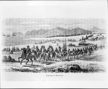 Fremont's entrance into Monterey