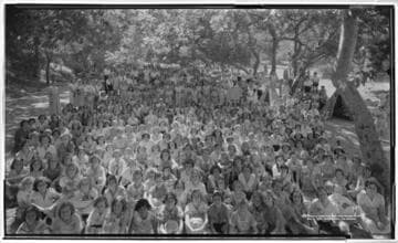 Los Angeles Camp Fire Girls first annual Pa-hi, Griffith Park, Los Angeles. 1934