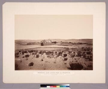 Mission, San Louis Rey de Francia. / San Diego County, California, Established June 13th, 1798. From the West