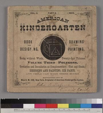 American Kindergarten Book for Designing, Drawing and Painting. Volume Third- Polygons