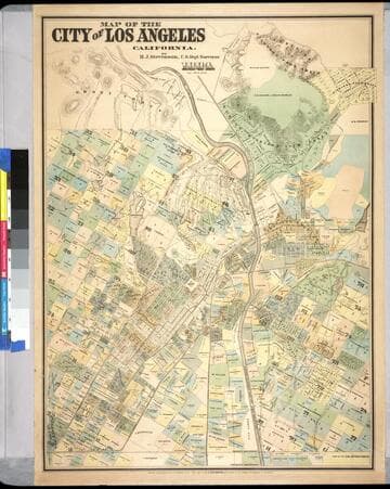 Map of the City of Los Angeles California / by H.J. Stevenson, U.S. Dept. Surveyor