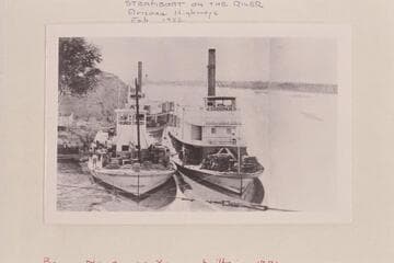Steamer "Cocopah" and barge "Yuma"