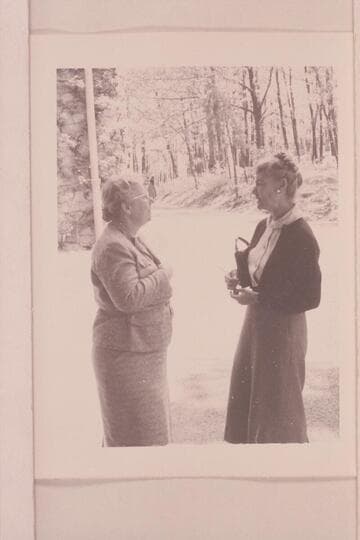 Gin Masland and Margaret Marston; King's Gap