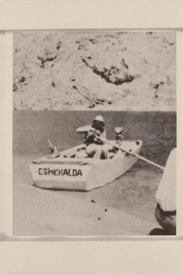 The "Esmeralda," Hudson's first skiff used in 1941, Mar., for a run from Boulder Dam to Needles