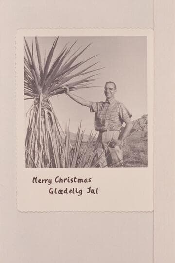 Jorgen Visbak [on photo reverse:  manuscript notes from Visbak to the Marstons]