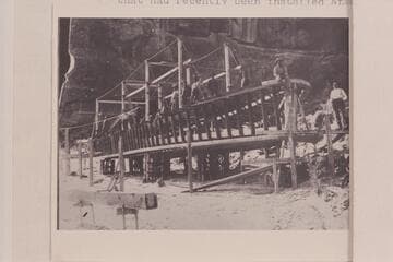 Steamer "Charles H. Spencer" under construction