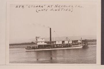 Steamer "Cochan" at Needles, Calif