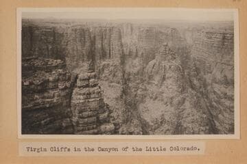 Virgin Cliffs in the Canyon of the Little Colorado