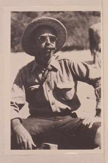 Charles Kelly.  At Lees Ferry during Glen Canyon trip