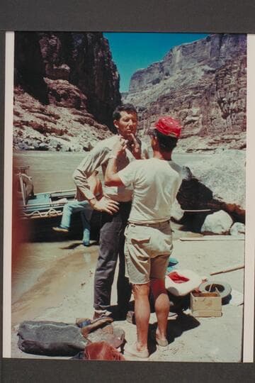 Frank LaRue makes up Bill Beer.  Boulder Narrows