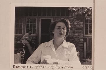 Esther Litton.  Phantom Ranch.  Member of the Reilly-Fulmer party in a traverse of Grand Canyon in 1955