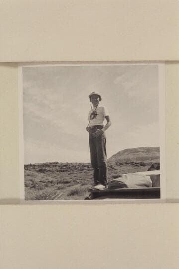 Jeff Marston before heading down the trail to Whitmore