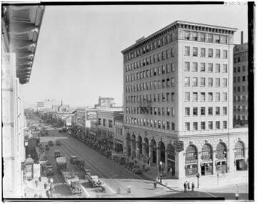 East Colorado from South Marengo, Pasadena. 1928