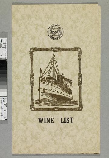 Wine list