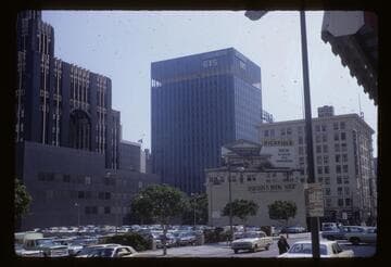 Richfield-Bank of America Block, showing old Richfield Building
