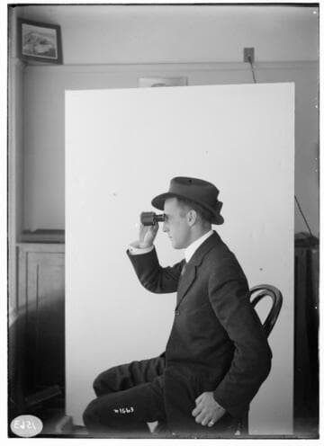 A profile portrait of Mr. A.E. Morphy