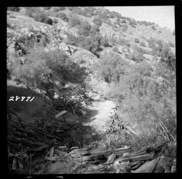 Kaweah #2 - Flume #9 after dismantling