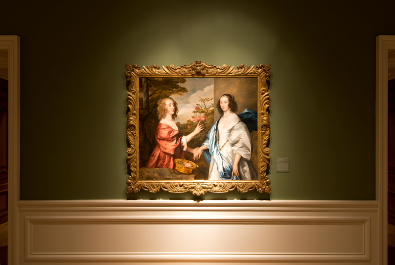 Anthony van Dyck (Flemish, 1599–1641), The Cheeke Sisters: Essex, Countess of Manchester and Anne, Lady Rich, c. 1640. Oil on canvas. Private collection, Los Angeles.